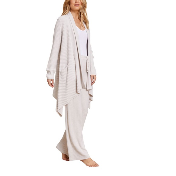 BAREFOOT DREAMS CCUL DRAPED SHAWL
COLLAR CARDI - Picture 2 of 10